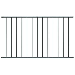 vidaXL Gjerdepanel Woerden Pulverlakkert st&aring;l 1,7x0,75 m antrasitt