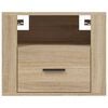 vidaXL Veggmonterte nattbord 2 stk sonoma eik 50x36x40 cm