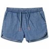 vidaXL Barneshorts denimbl&aring; 104