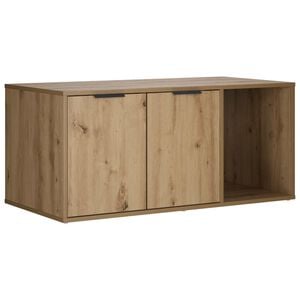 vidaXL Katt bur m&oslash;bel Artisan eik 100 x 49 x 45 cm Konstruert tre
