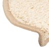 vidaXL Trappematter 10 stk 65x21x4 cm kremfarget halvrund stor