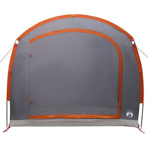 vidaXL Telt 268 x 240 x 191 cm Vanntett Gr&aring; og oransje Polyester
