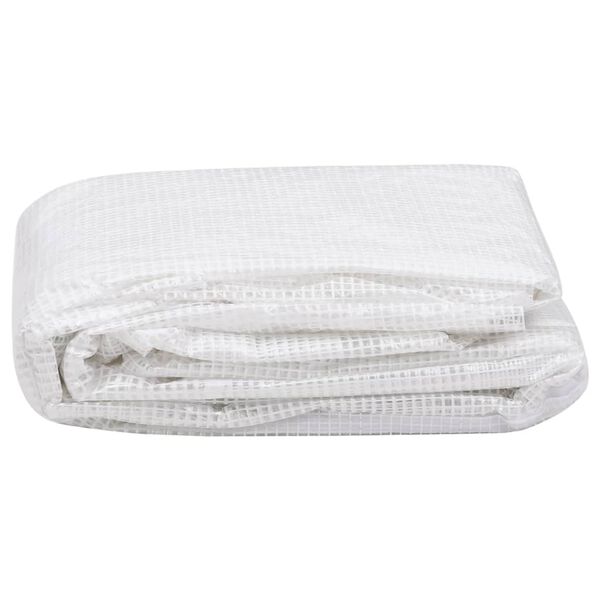 vidaXL Erstattningstrekk til drivhus (27 m²) 3x9x2 m gjennomsiktig