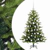 vidaXL Kunstig juletre med kuler 120 cm 150 LED-lys Varmhvit