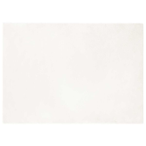 vidaXL Kunstpels Kanin Teppe Olite Krem 240 x 340 cm Polyester