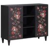 vidaXL Oppbevaringsskap Flerfarget 90 x 33,5 x 75 cm Massiv mango tre