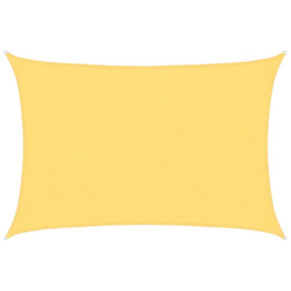 vidaXL Solseil 160 g/m² beige 2,5x3,5 m HDPE