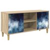 vidaXL TV-skap RAALTE 102 x 33 x 50 cm Sonoma Konstruert tre
