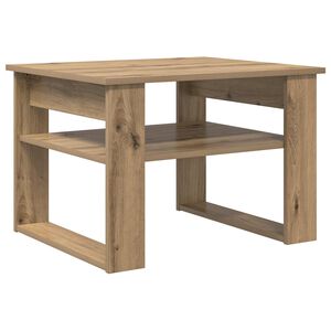 vidaXL Kaffebord Artisan Eik 64 x 54 x 44 cm Konstruert tre