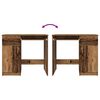 vidaXL Skrivebord gammelt tre 86x49x76 cm konstruert tre