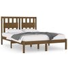 vidaXL Sengeramme honningbrun heltre furu 140x200 cm