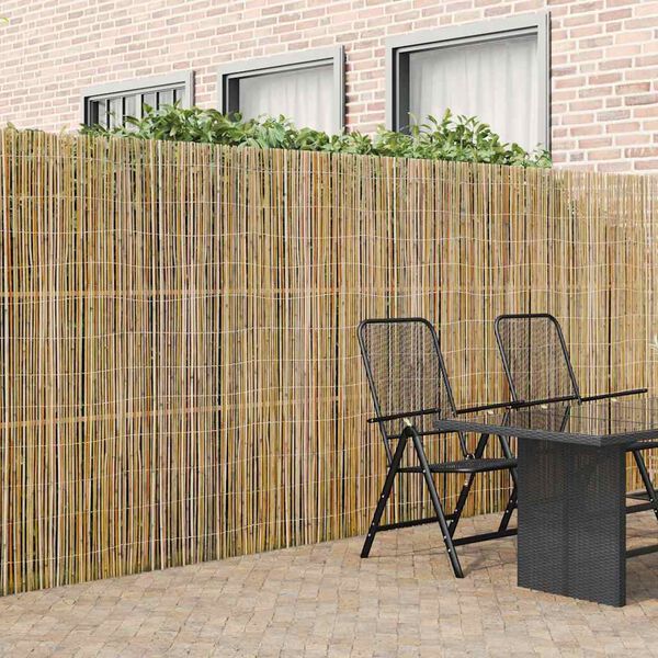 vidaXL Bambusgjerde Naturlig 300 x 180 cm Bambus