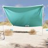 vidaXL Strandbaldakin med sandankre grønn 214x236 cm