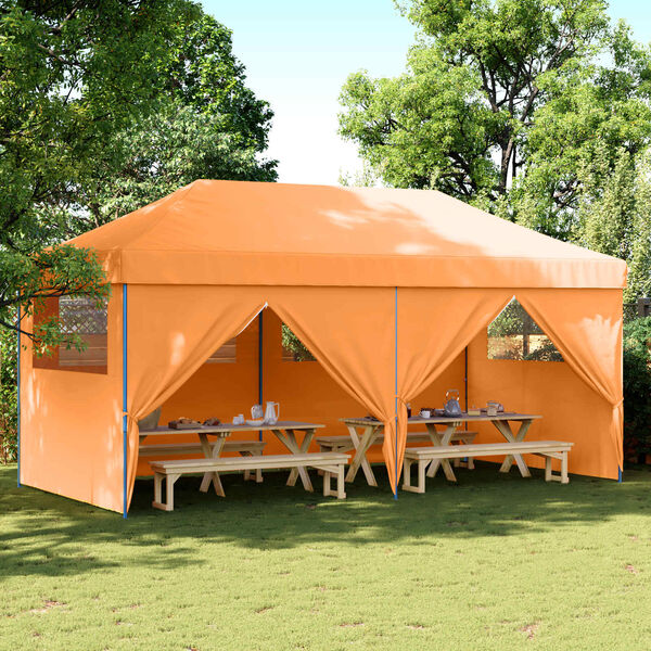 vidaXL Partytelt Oransje 292 x 580 x 315 cm Oxford Stoff