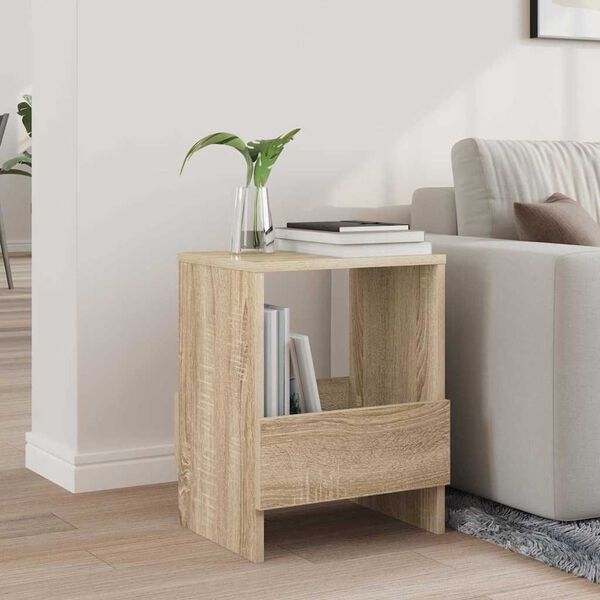 vidaXL Magasinreol Sonoma eik 35 x 30 x 45 cm