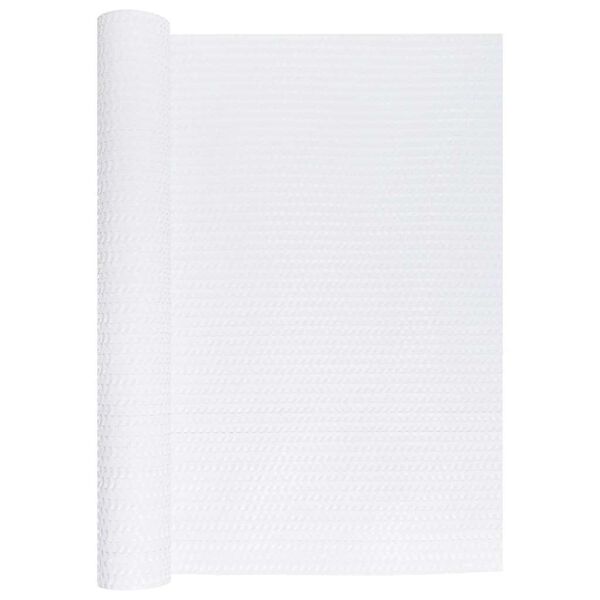 vidaXL Balkongskjerm hvit 400x80 cm polyrotting