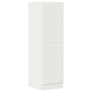 vidaXL Kj&oslash;kkenskap hvit 38x41,5x131,5 cm konstruert tre
