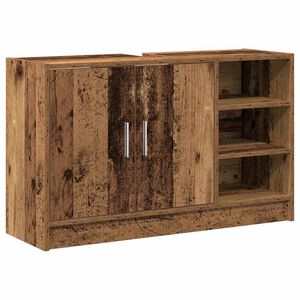 vidaXL Baderomsskap med hylle Gamle tre 90 x 29 x 55 cm Konstruert tre