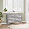 vidaXL Radiatordeksel sonoma eik 149x20x82 cm konstruert tre