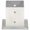 vidaXL Stolpeankere 4 stk galvanisert metall 121 mm