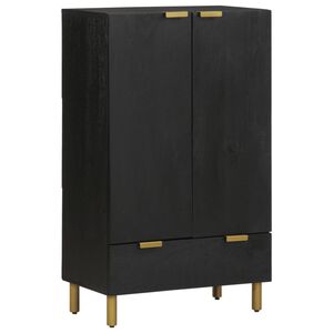 vidaXL Highboard svart 60x33x100 cm konstruert tre