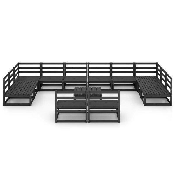 vidaXL Hagesofagruppe 13 deler heltre furu