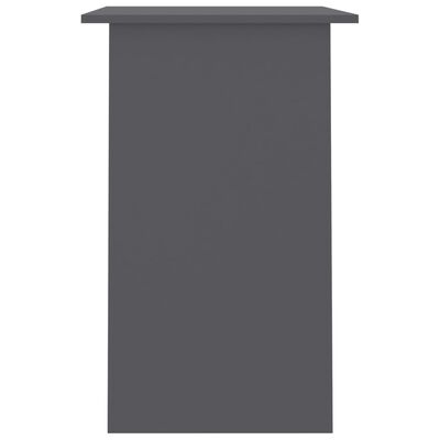 vidaXL Skrivebord grå 90x50x74 cm sponplate