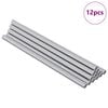 vidaXL Gjengestang 12 stk. S&oslash;lv 6 x 135 mm St&aring;l