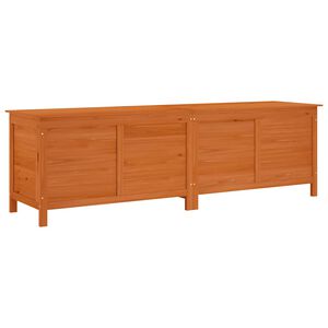 vidaXL Putekasse brun 198,5x50x56,5 cm heltre gran