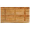 vidaXL Bordplate 120x60x2,5 cm naturlig kant heltre mango