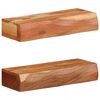 vidaXL Vegghyller 2 stk 40x17x8 cm heltre akasie