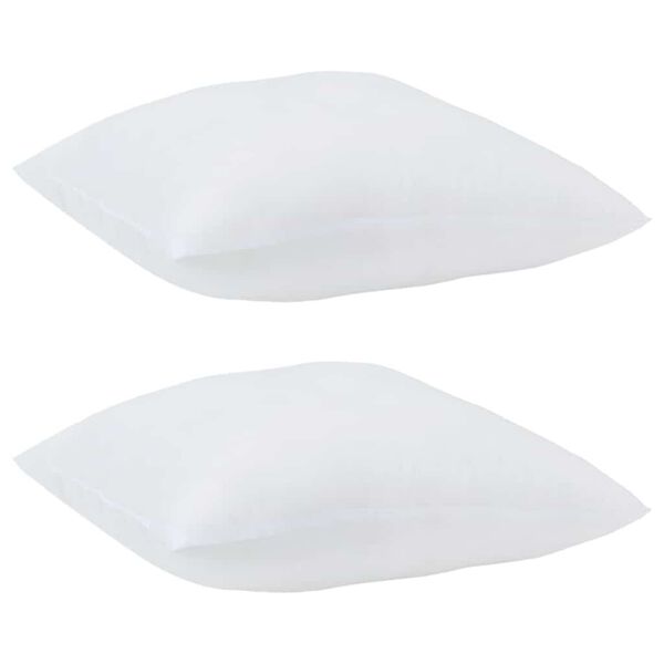 vidaXL Dyne med Puter med pute 3 pcs Hvit Mikrofiber og Dunfjær