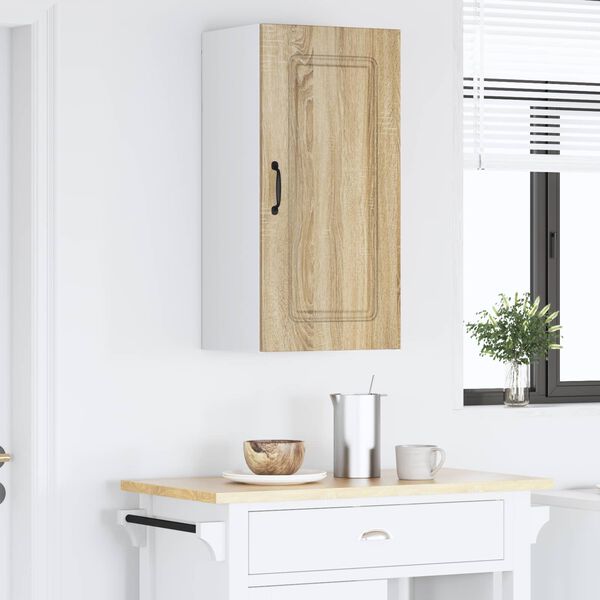 vidaXL Kj&oslash;kkenskap Kalmar Sonoma eik 40 x 31 x 80 cm Konstruert tre
