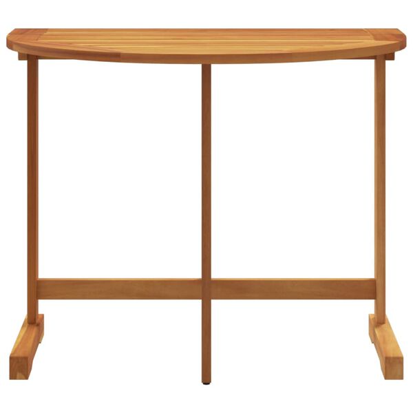 vidaXL Sammenleggbart balkongbord 90x60x72 cm heltre akasie