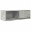 vidaXL TV-benk betonggr&aring; 80x31x25,5 cm konstruert tre