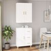 vidaXL Highboard hvit konstruert tre