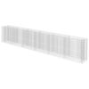 vidaXL Gabion h&oslash;ybed galvanisert st&aring;l 540x50x100 cm