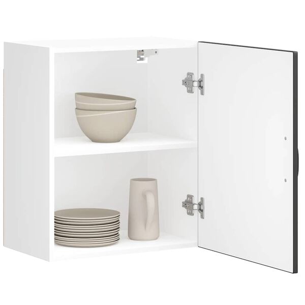 vidaXL Kj&oslash;kken veggskap Lucca svart konstruert tre