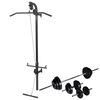 vidaXL Treningst&aring;rn med vektstang- og manualsett 30,5 kg