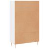 vidaXL Highboard hvit 69,5x31x115 cm konstruert tre