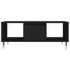 vidaXL Salongbord svart 90x50x36,5 cm konstruert tre
