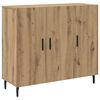 vidaXL Serviesskap Artisan Eik 90 x 34 x 80 cm Konstruert tre