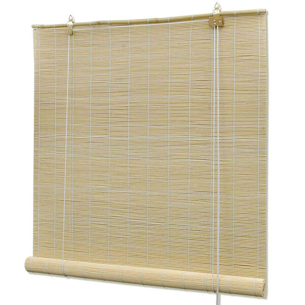 vidaXL Rullegardiner naturlig bambus 80 x 160 cm