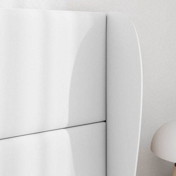 vidaXL Hodegjerde &Oslash;re Hvit 80 x 23 x 6 cm PVC