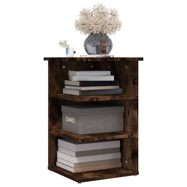 vidaXL Sideskap r&oslash;kt eik 35x35x55 cm konstruert tre