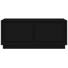 vidaXL Salongbord svart 102x50x44 cm konstruert tre