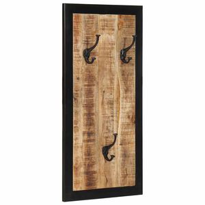 vidaXL Knaggrekke 40x2x80 cm heltre grovt mangotre