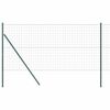 vidaXL Euro Zaun Festemo 10 x 1,2 m PVC-belagt st&aring;l Gr&oslash;nn Mesh