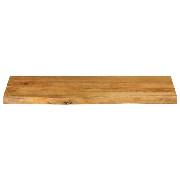 vidaXL Bordplate 90x40x3,8 cm naturlig kant heltre mango