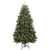 vidaXL Kunstig juletre med 300 LED gr&oslash;nn 300 cm PVC og metall